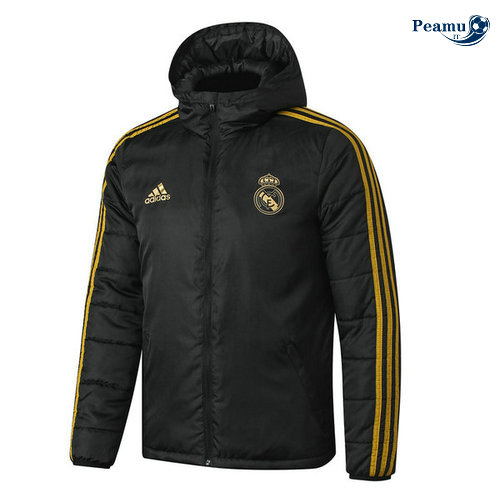 Sweat à capuche Piumino Calcio Real Madrid Noir 2019-2020