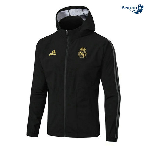 Giacca A Vento Noir Real Madrid 2019-2020