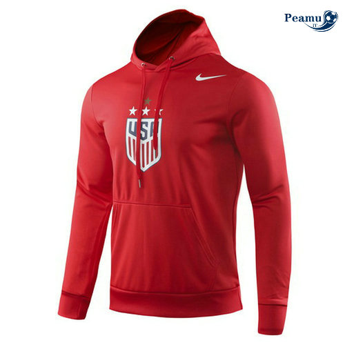 Sweat à capuche États-Unis Rouge 2019-2020