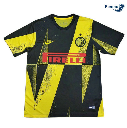 Maillot foot Inter Milan Champions League edition Noir/Jaune 2019-2020