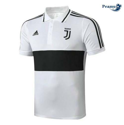 Maillot foot Juventus POLO Bianco/Noir 2019-2020