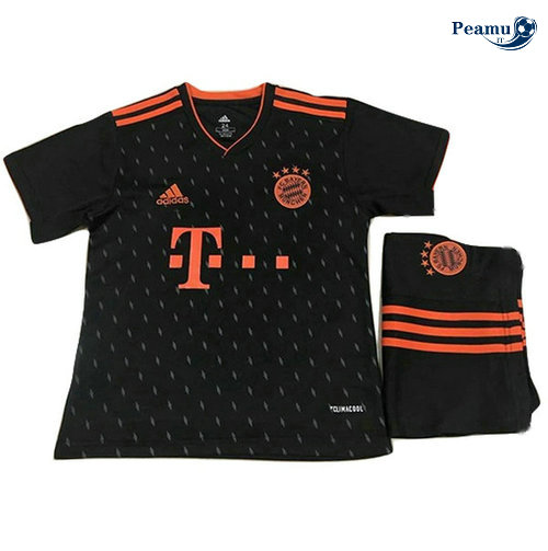 Maillot foot Bayern Munich Noir Enfant 2019-2020