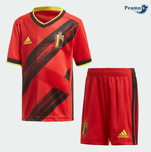 Maillot foot Belgique Enfant Domicile Euro UEFA Euro 2020-2021