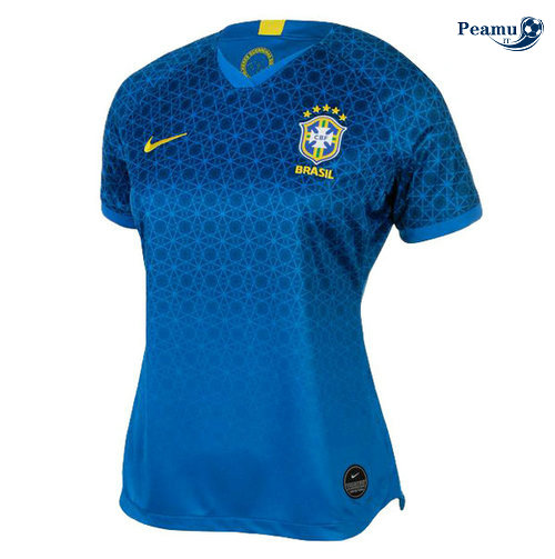 Maillot foot Brésil Femme Domicile Bleu clair 2019-2020