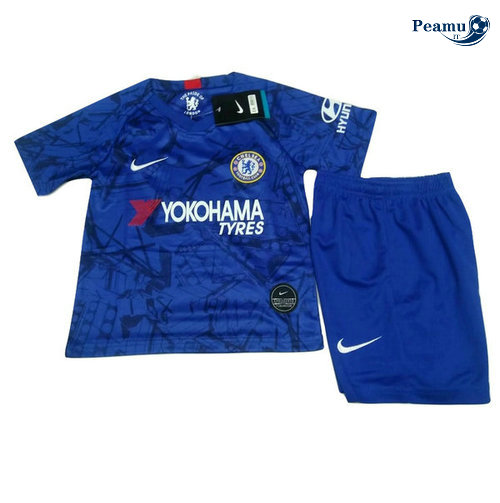 Maillot foot Chelsea Enfant Domicile Bleu clair 2019-2020