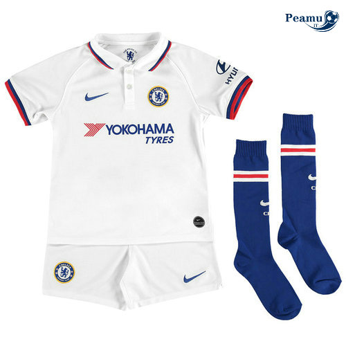 Maillot foot Chelsea Enfant Exterieur Bianco 2019-2020