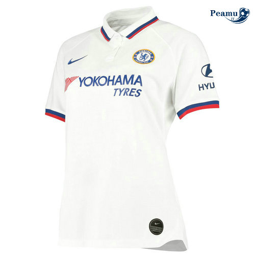Maillot foot Chelsea Femme Exterieur Bianco 2019-2020