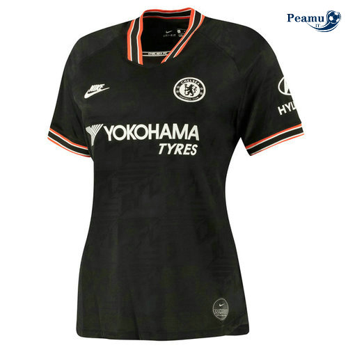 Maillot foot Chelsea Femme Third Noir 2019-2020