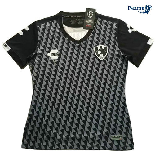 Maillot foot Club de Cuervos Femme Noir 2019-2020