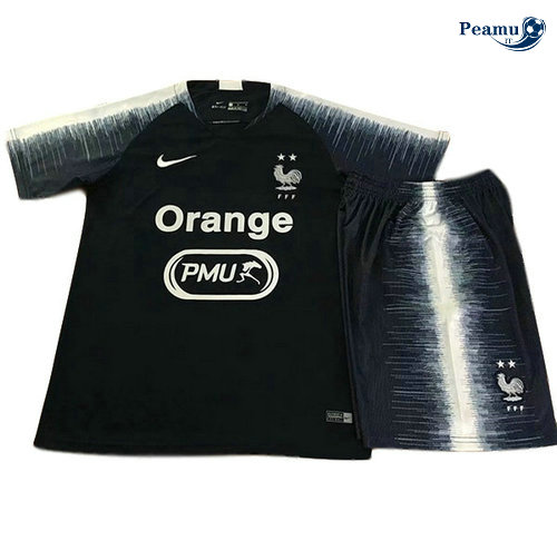 Maillot foot France Enfant set Entrainement Bleu navy 2019-2020