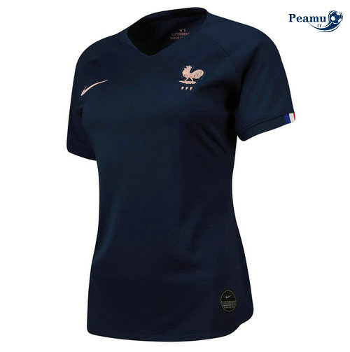 Maillot foot France Femme Domicile Bleu navy 2019-2020
