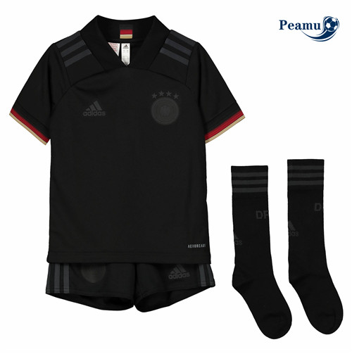 Maillot foot Allemagne Enfant Exterieur Noir 2020-2021