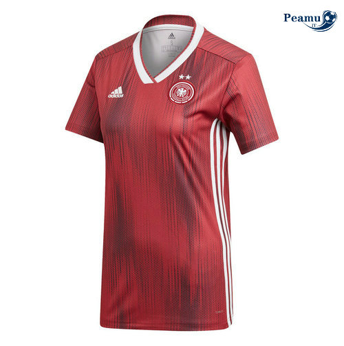 Maillot foot Allemagne Femme Exterieur Rouge 2019-2020
