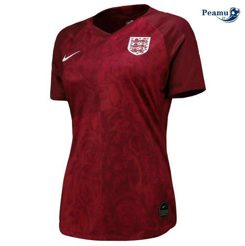 Maillot foot Angleterre Femme Exterieur Rouge 2019-2020