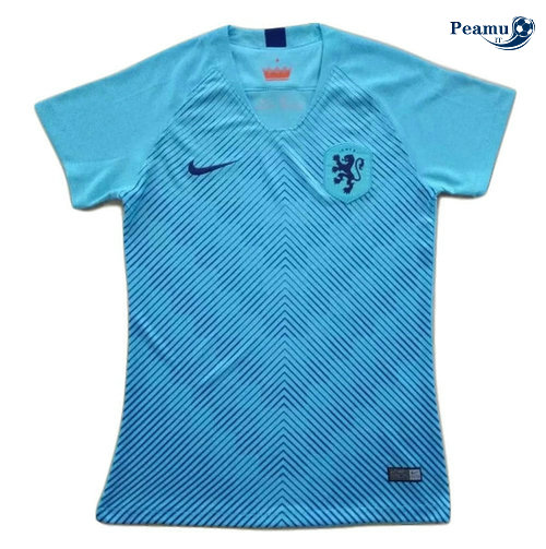 Maillot foot Pays-Bas Femme Exterieur Bleu clair 2019-2020