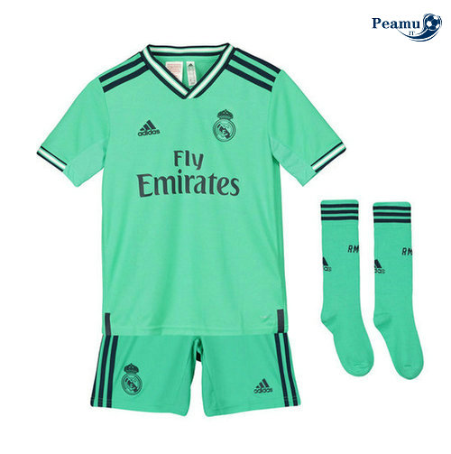 Maillot foot Real Madrid Enfant Third Verde 2019-2020