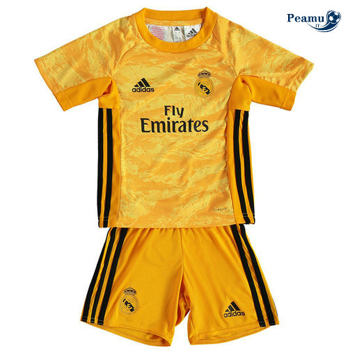 Maillot foot Real Madrid Enfant Jaune 2019-2020