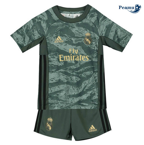 Maillot foot Real Madrid Enfant Gris/Verde 2019-2020