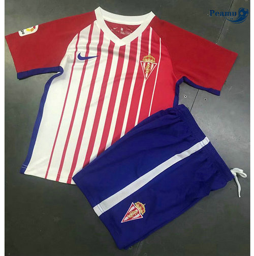 Maillot foot Sporting Gijon Enfant Domicile 2019-2020