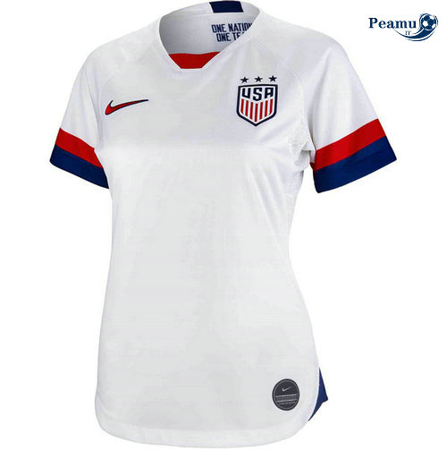 Maillot foot États-Unis Femme Domicile Bianco 2019-2020