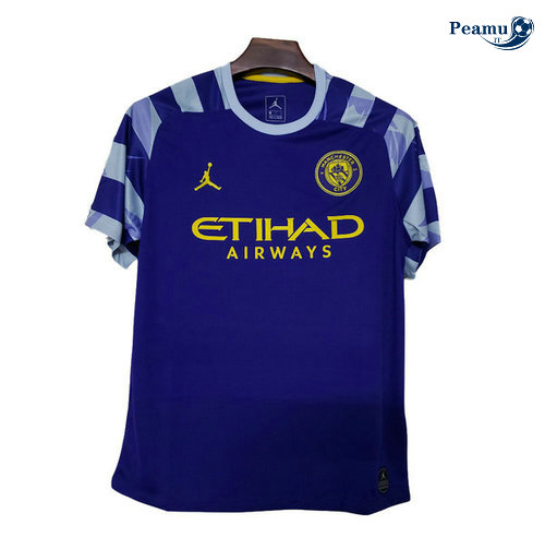 Maillot foot Manchester City Jordan Bleu clair 2019-2020