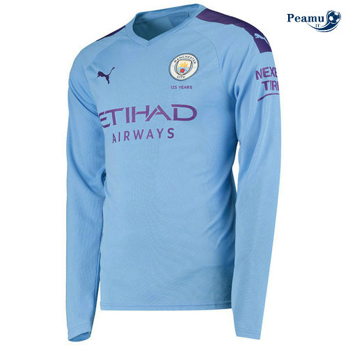 Maillot foot Manchester City Domicile Manche Longue 2019-2020