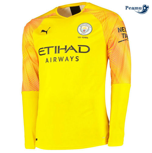 Maillot foot Manchester City Third Portiere Manche Longue 2019-2020