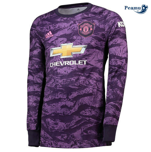 Maillot foot Manchester United Portiere Manche Longue Porpora 2019-2020