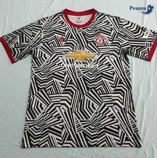 Maillot foot Manchester United pre-match Noir/Bianco 2020-2021