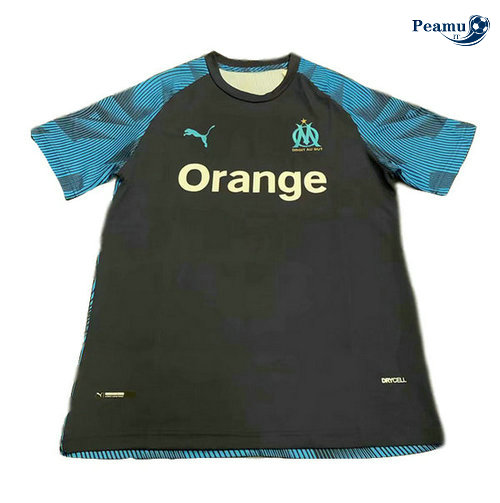 Maillot foot Marseille training Noir/Bleu clair 2019-2020