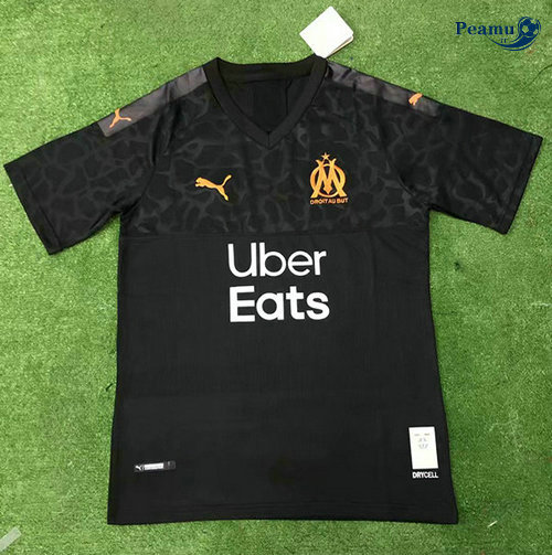 Maillot foot Marseille Uber Eats Third Noir 2019-2020
