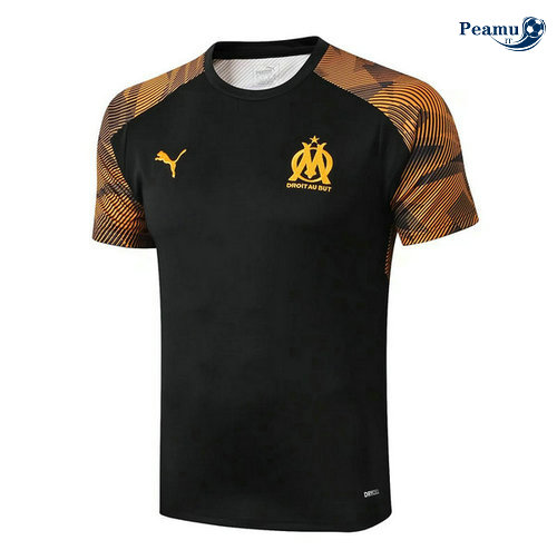 Maillot foot Marseille Pre-Match Jaune/Noir 2019-2020