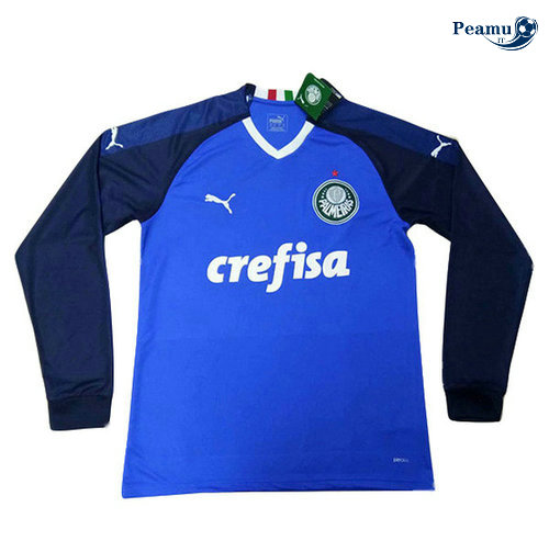 Maillot foot Palmeiras Manche Longue Bleu clair 2019-2020
