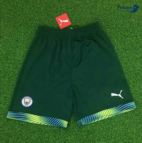 Short da calcio Manchester City Portiere Verde 2019-2020