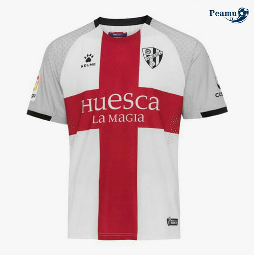 Maillot foot Huesca Exterieur Bianco 2019-2020