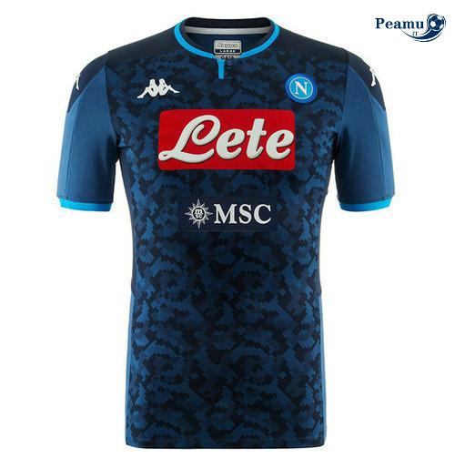 Maillot foot SSC Naples Portiere Exterieur Bleu clair 2019-2020