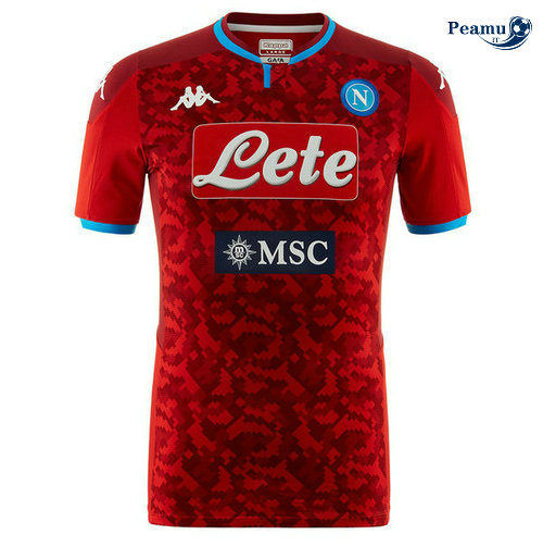 Maillot foot SSC Naples Portiere Domicile Rouge 2019-2020