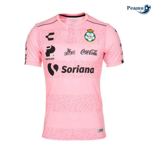 Maillot foot Santos Laguna Exterieur Rose 2019-2020