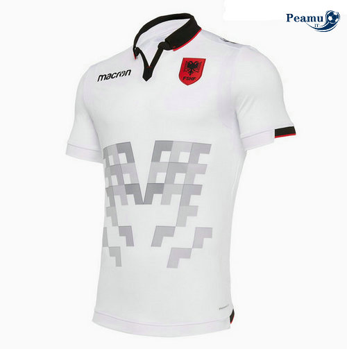 Maillot foot Albanie Exterieur Bianco 2019-2020