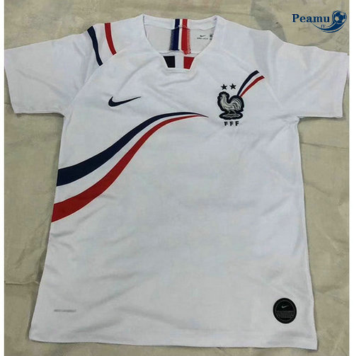 Maillot foot France Bianco 2019-2020