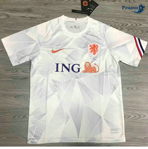 Maillot foot Pays-Bas Exterieur Bianco 2020-2021