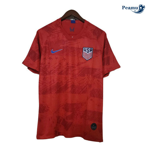 Maillot foot États-Unis Exterieur Rouge 2019-2020