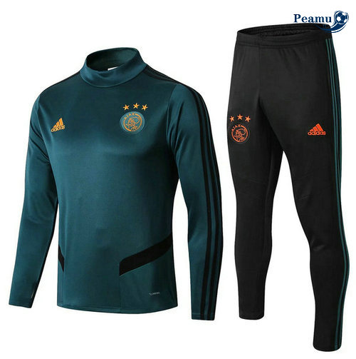Survetement Ajax Verde Noiratre 2019-2020 M070