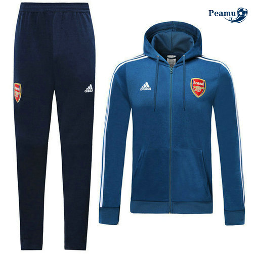 Survetement - Sweat à capuche Arsenal Bleu clair/Bianco 2019-2020
