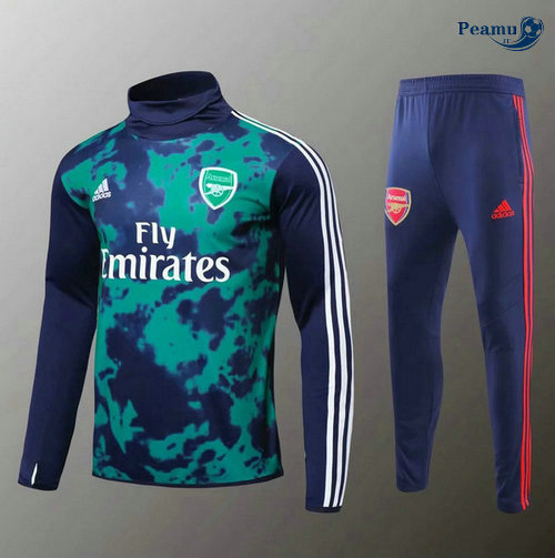 Survetement Arsenal Bleu navy/Rouge 2019-2020 M078