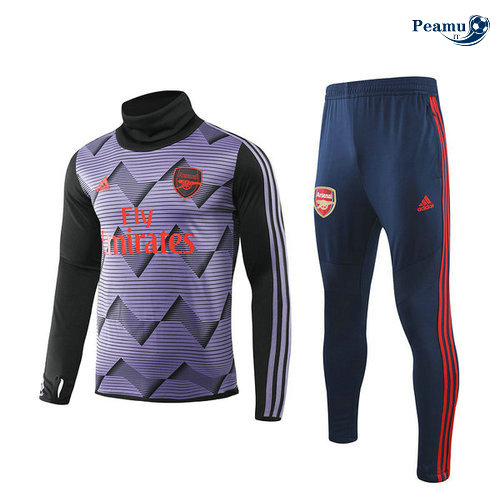 Survetement Arsenal Porpora Noir/Bleu navy 2019-2020