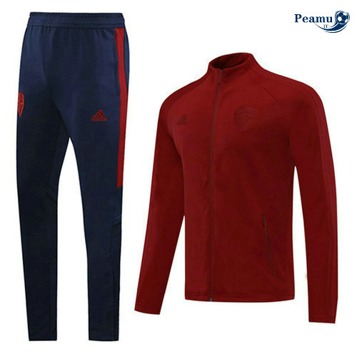 Veste Survetement Arsenal Rouge 2020-2021