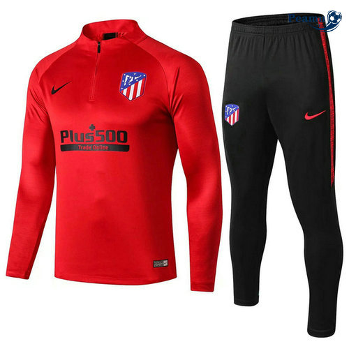 Survetement Atletico Madrid Rouge Noir 2019-2020