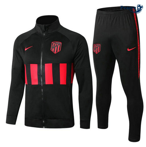 Veste Survetement Atletico Madrid Noir/Rouge 2019-2020