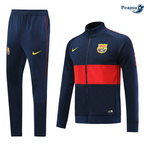 Veste Survetement Barcelone Rouge/Bleu navy 2019-2020